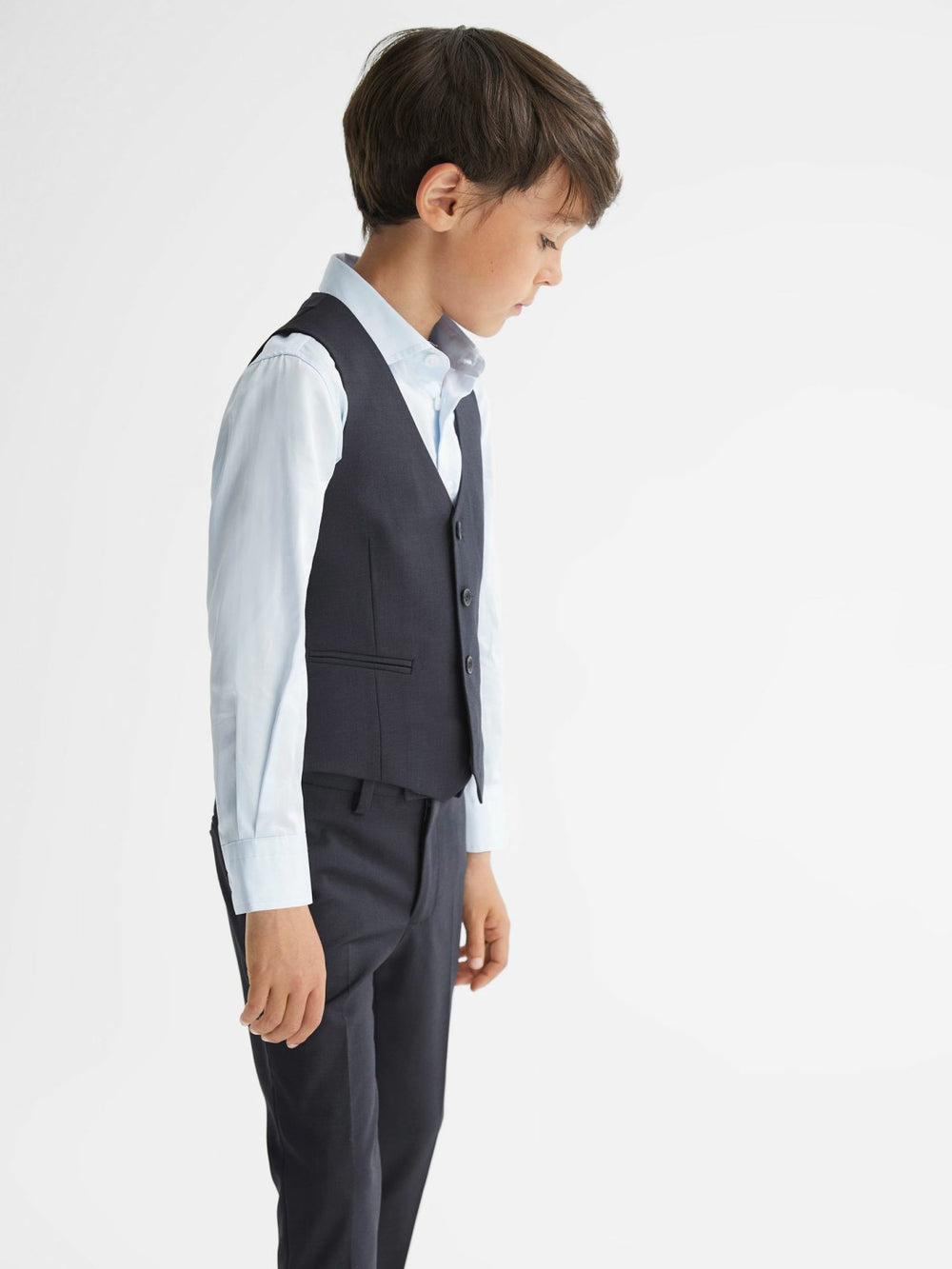 Reiss | 4-9 yrs Modern Fit Waistcoat in Navy