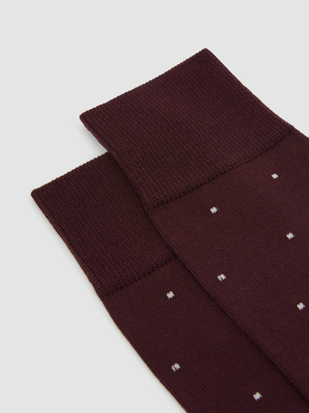 Reiss | Polka Dot Socks in Bordeaux