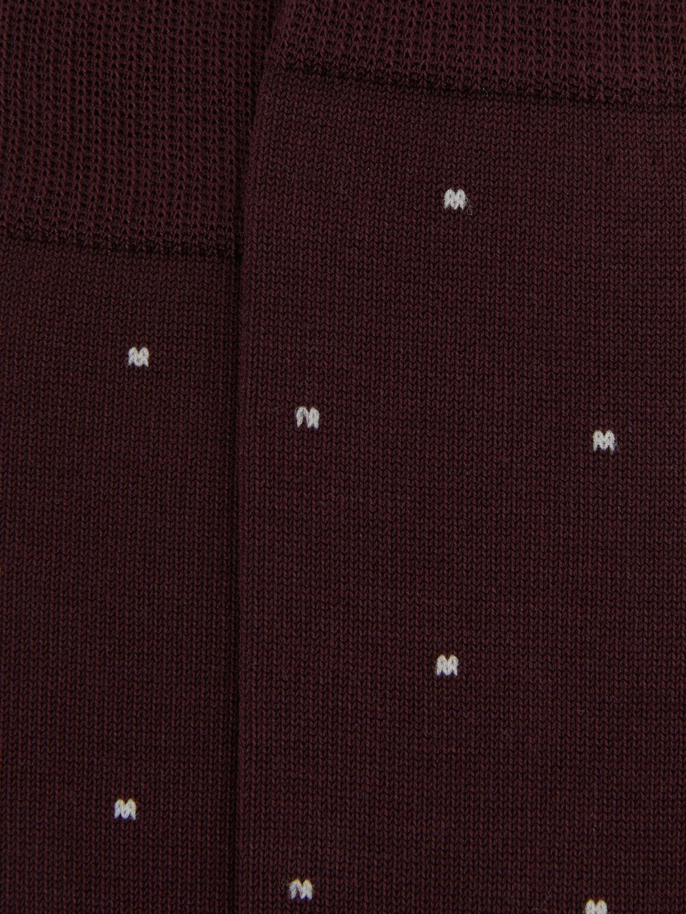 Reiss | Polka Dot Socks in Bordeaux