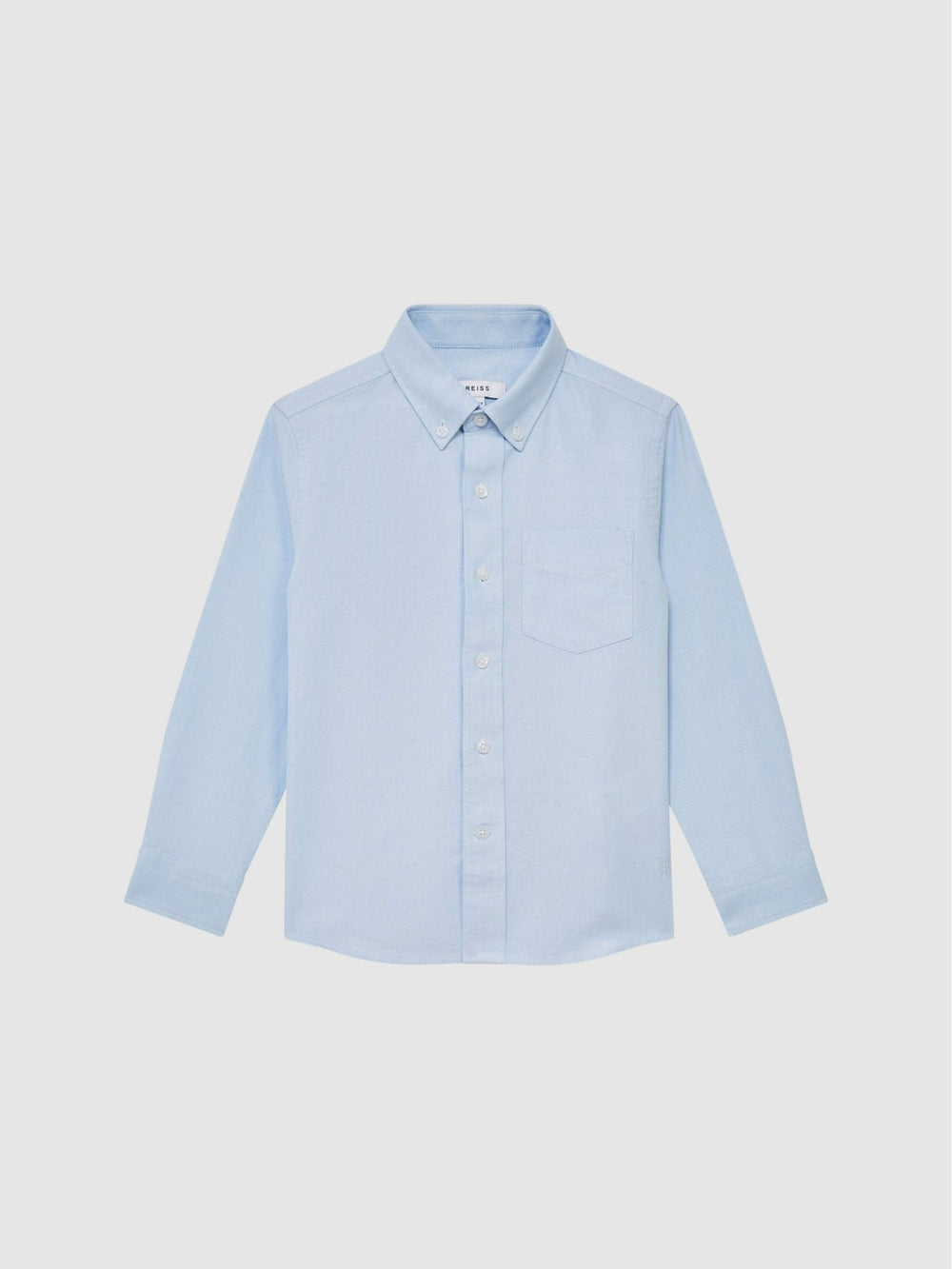 Reiss | 3-9 yrs Button Down Oxford Shirt in Soft Blue