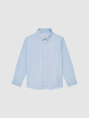 Reiss | 3-9 yrs Button Down Oxford Shirt in Soft Blue