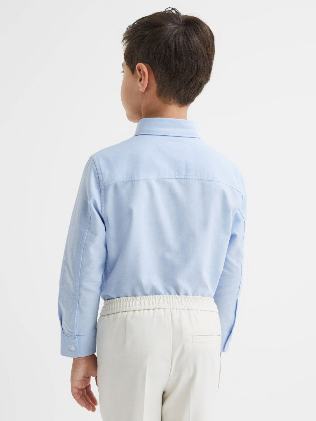 Reiss | 3-9 yrs Button Down Oxford Shirt in Soft Blue