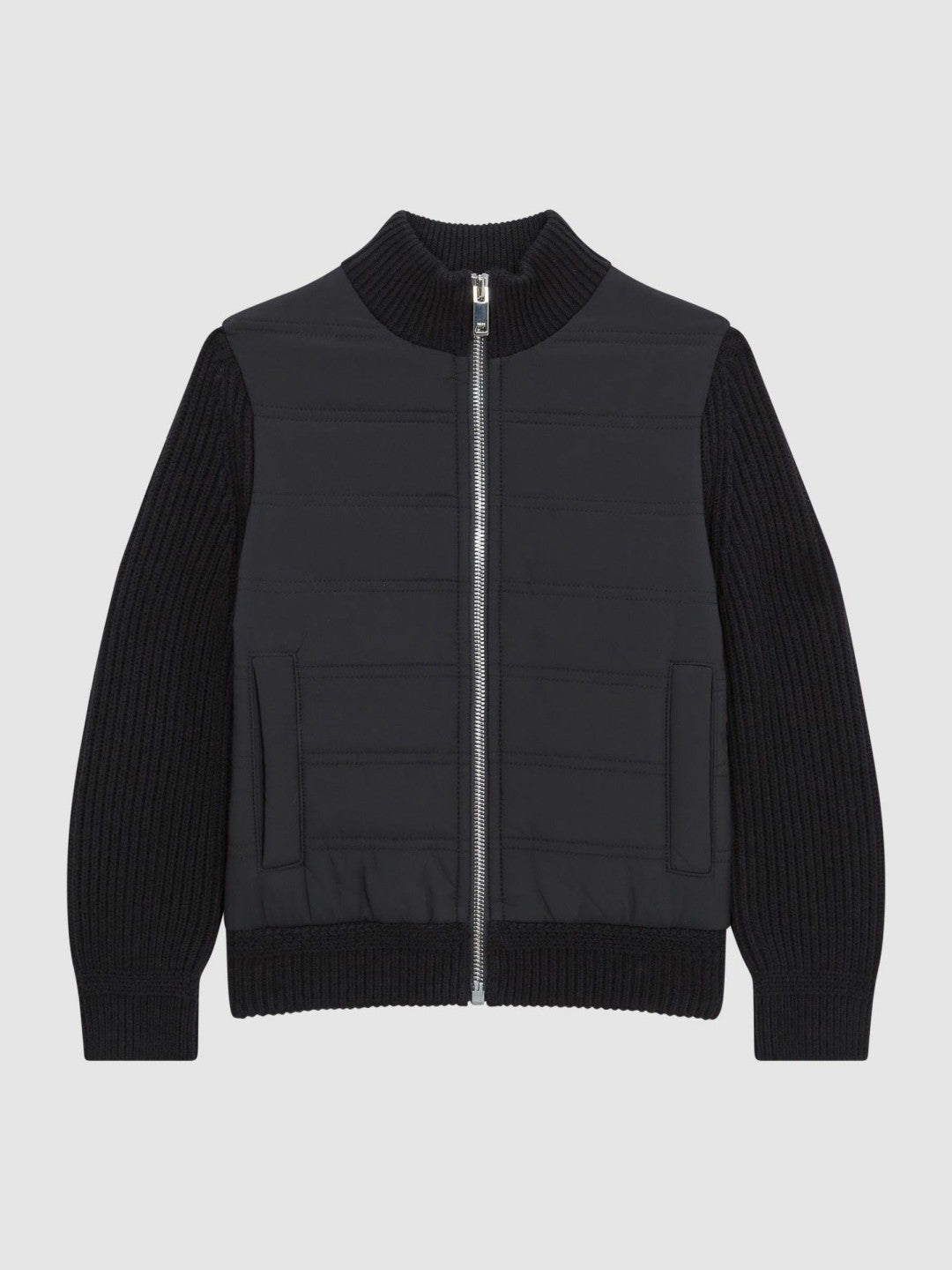 Reiss | 3-9 yrs Hybrid Zip Through Quilted Jacket in Navy