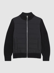 Reiss | 3-9 yrs Hybrid Zip Through Quilted Jacket in Navy