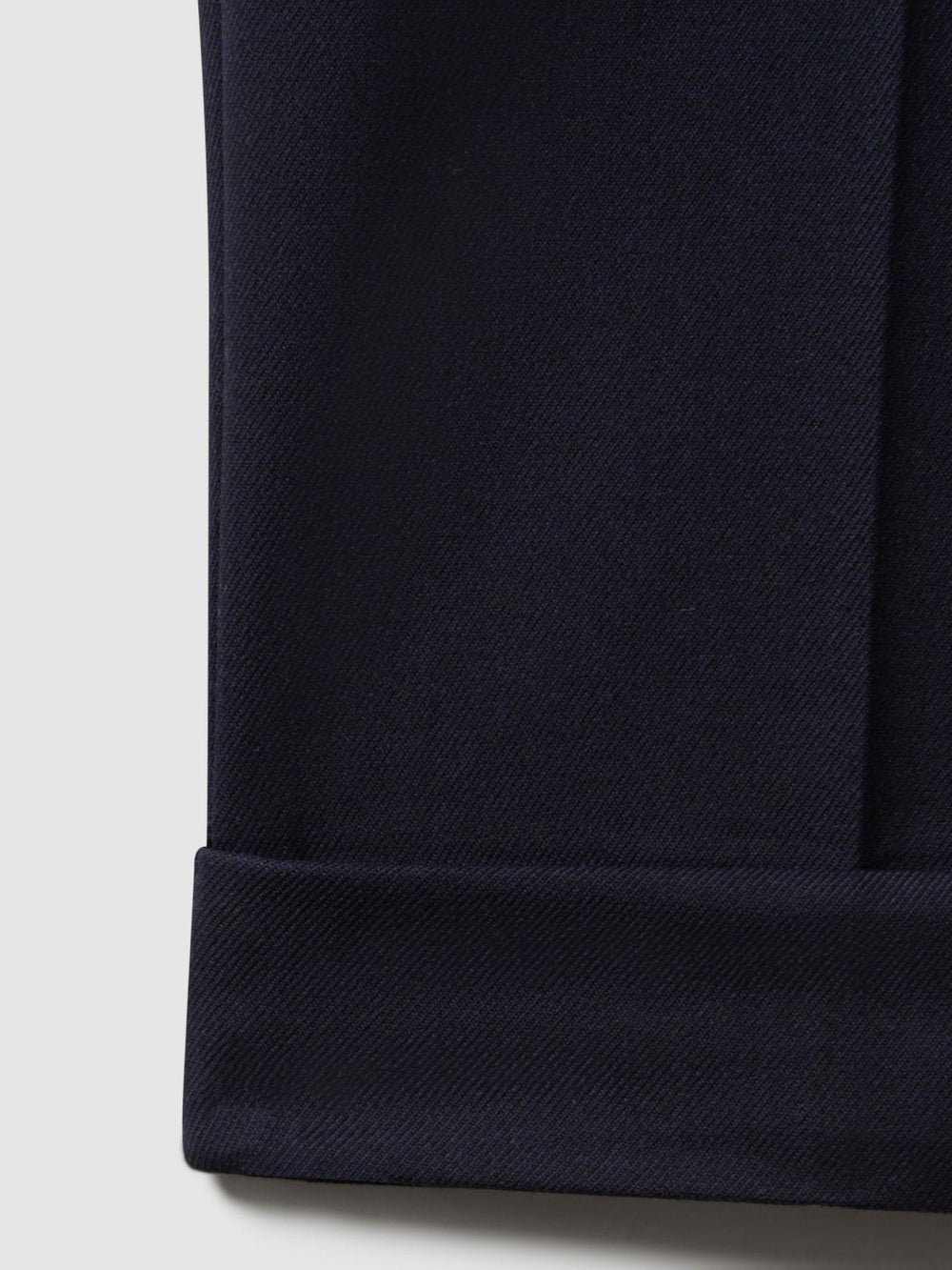 Reiss | Relaxed-Fit Pleated Tapered Trousers in Navy