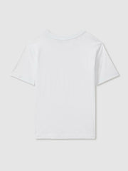 Reiss | 9-13 yrs Crew Neck T-Shirt in White