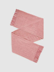 Reiss | Wool-Cashmere Scarf in Blush