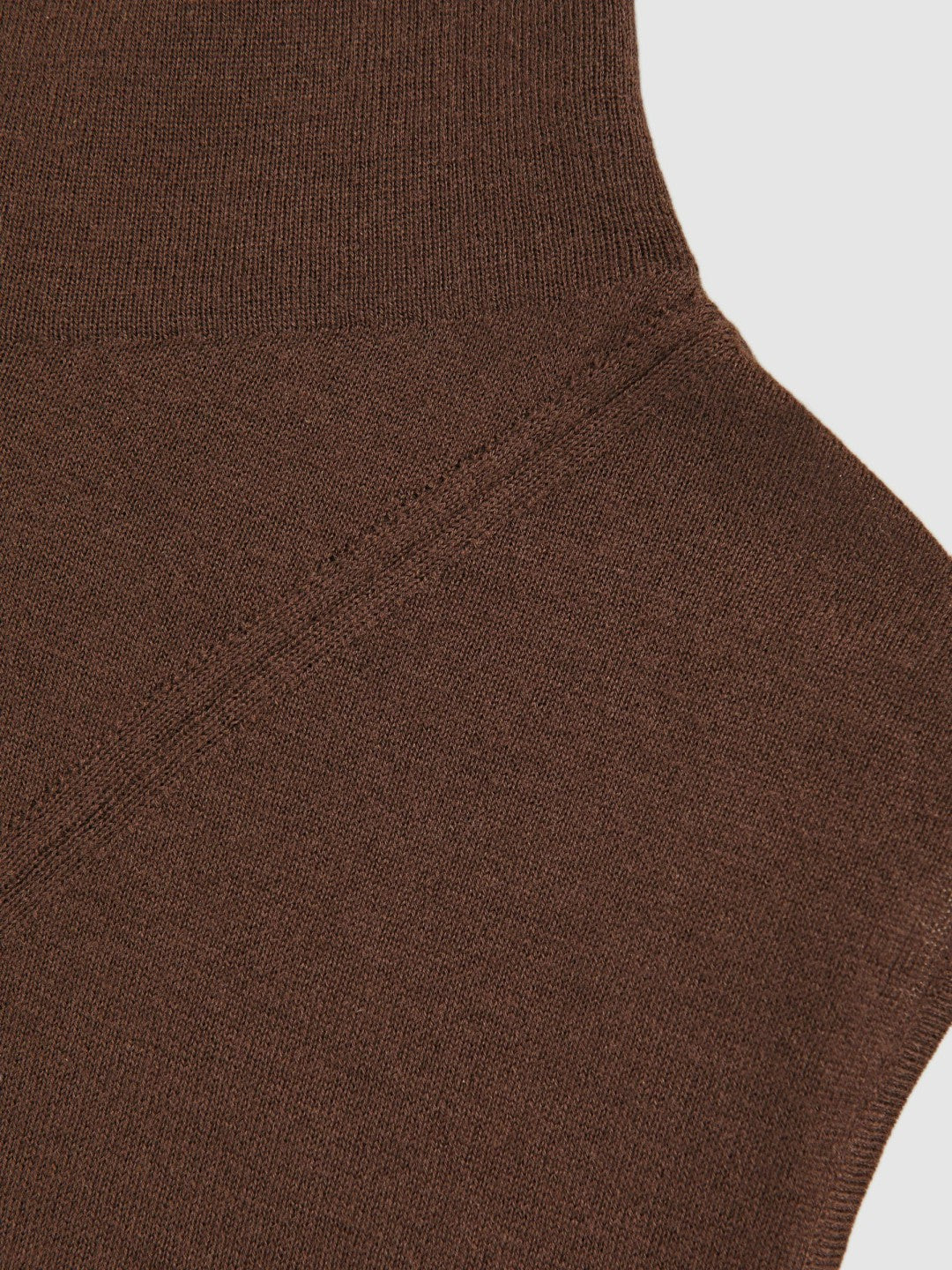 Reiss | Wool Slouched Sleeveless Top in Chocolate