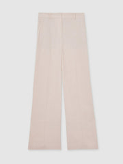 Reiss | Petite Wide-Leg Suit Trousers in Pink