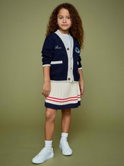 Reiss | 13-14 yrs SmileyWorld Tennis Skirt in Off White