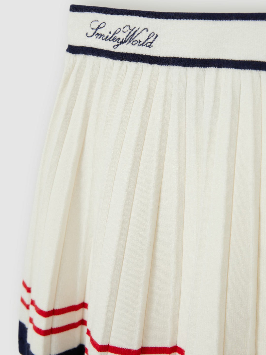 Reiss | 13-14 yrs SmileyWorld Tennis Skirt in Off White