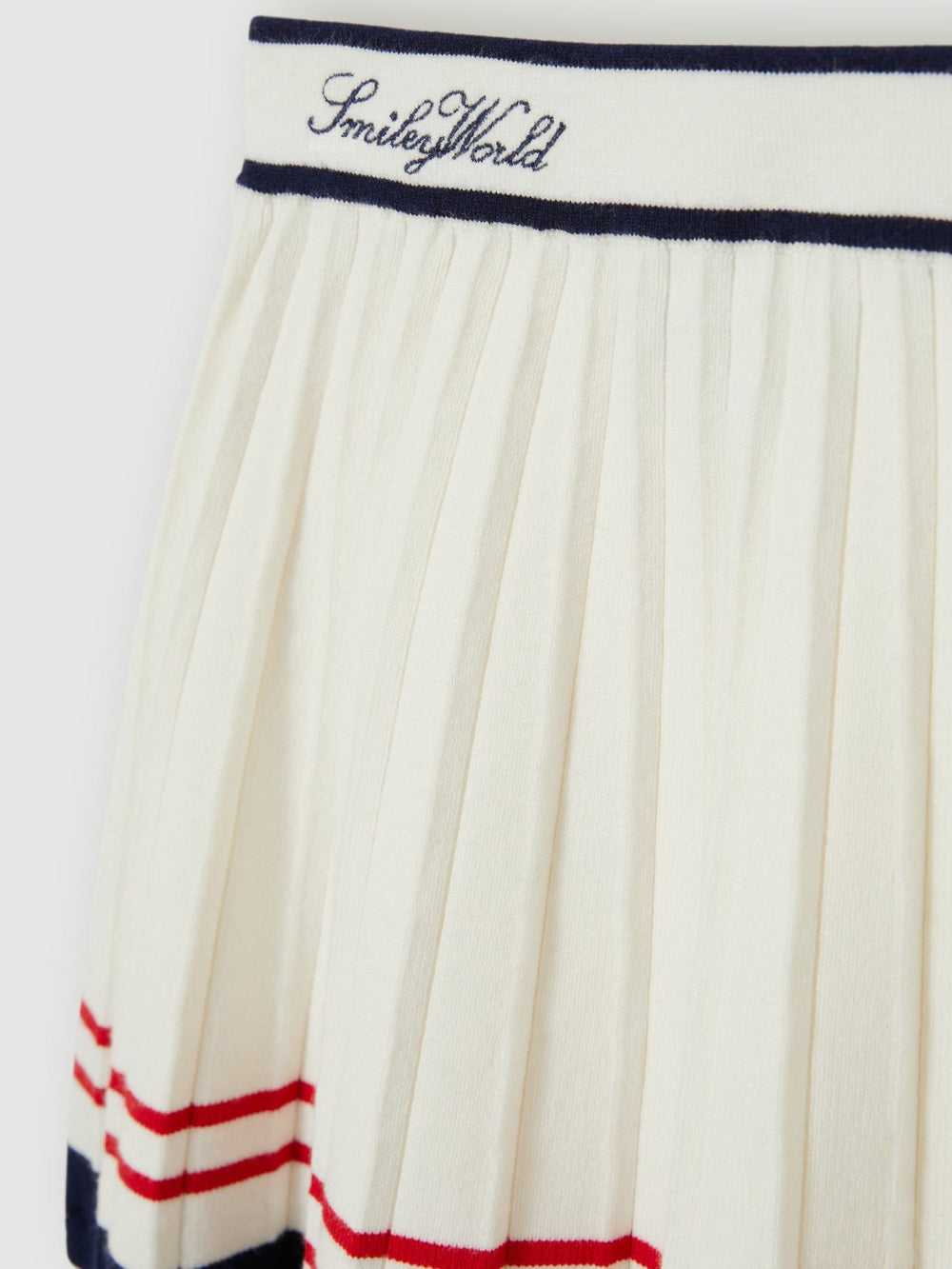 Reiss | 13-14 yrs SmileyWorld Tennis Skirt in Off White