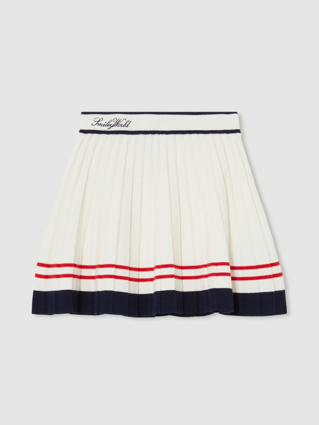 Reiss | 4-9 yrs SmileyWorld Tennis Skirt in Off White