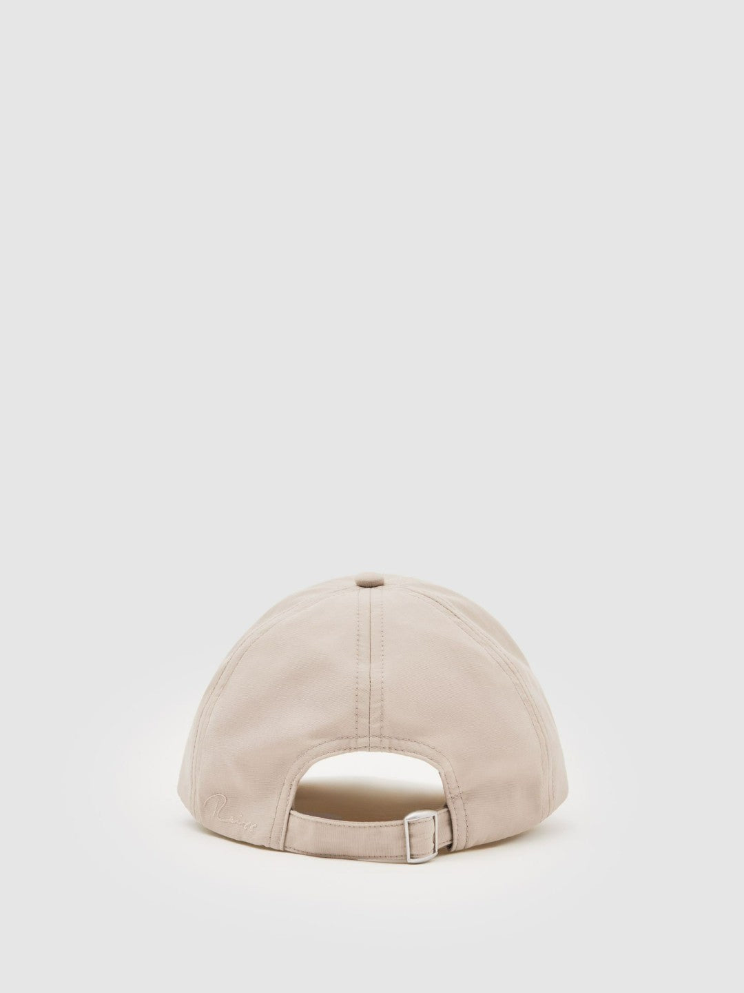 Reiss | Embroidered-Logo Tech Baseball Cap in Stone
