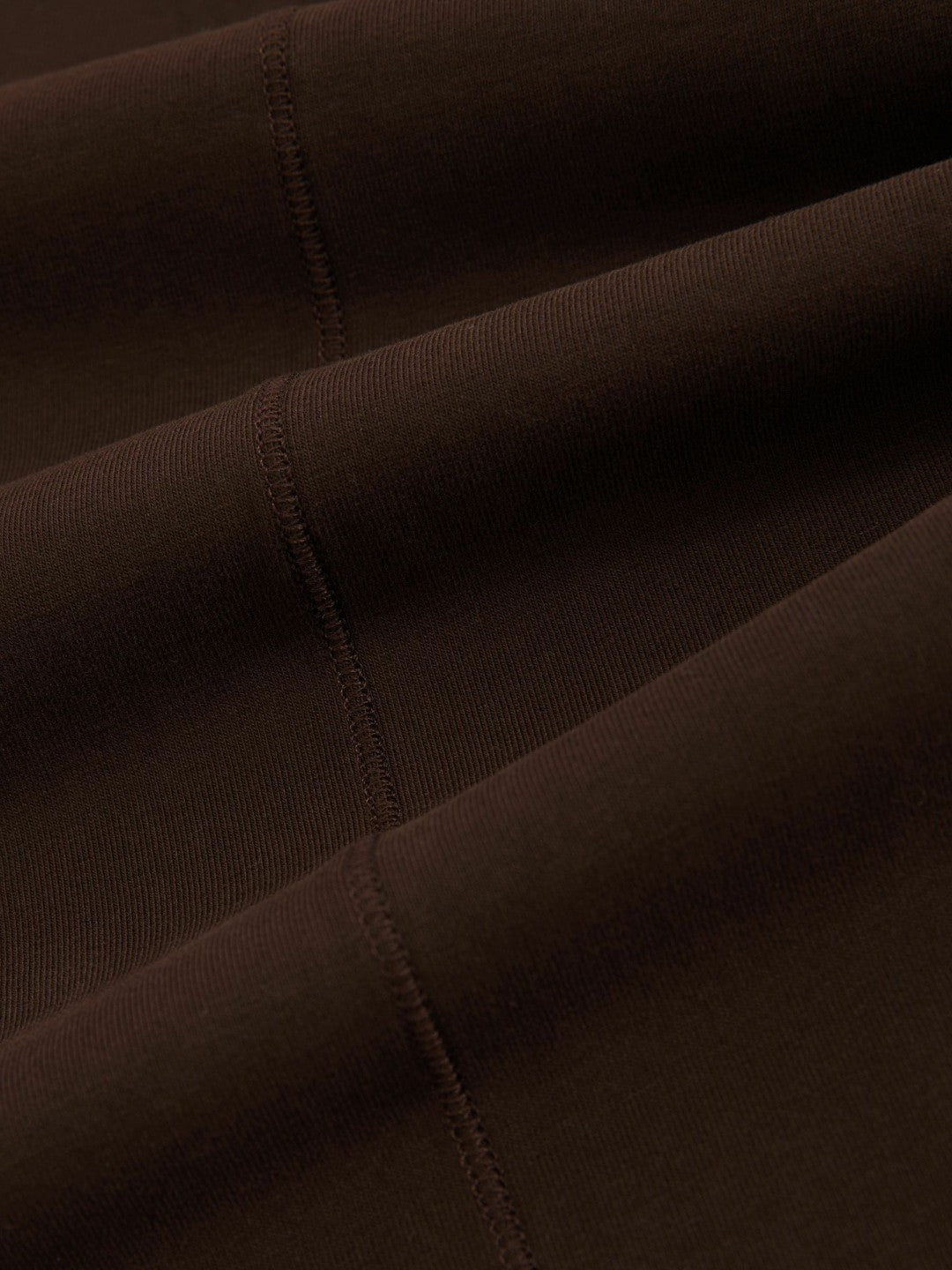 Reiss | Stretch-Cotton Crew-Neck T-Shirt in Chocolate Brown