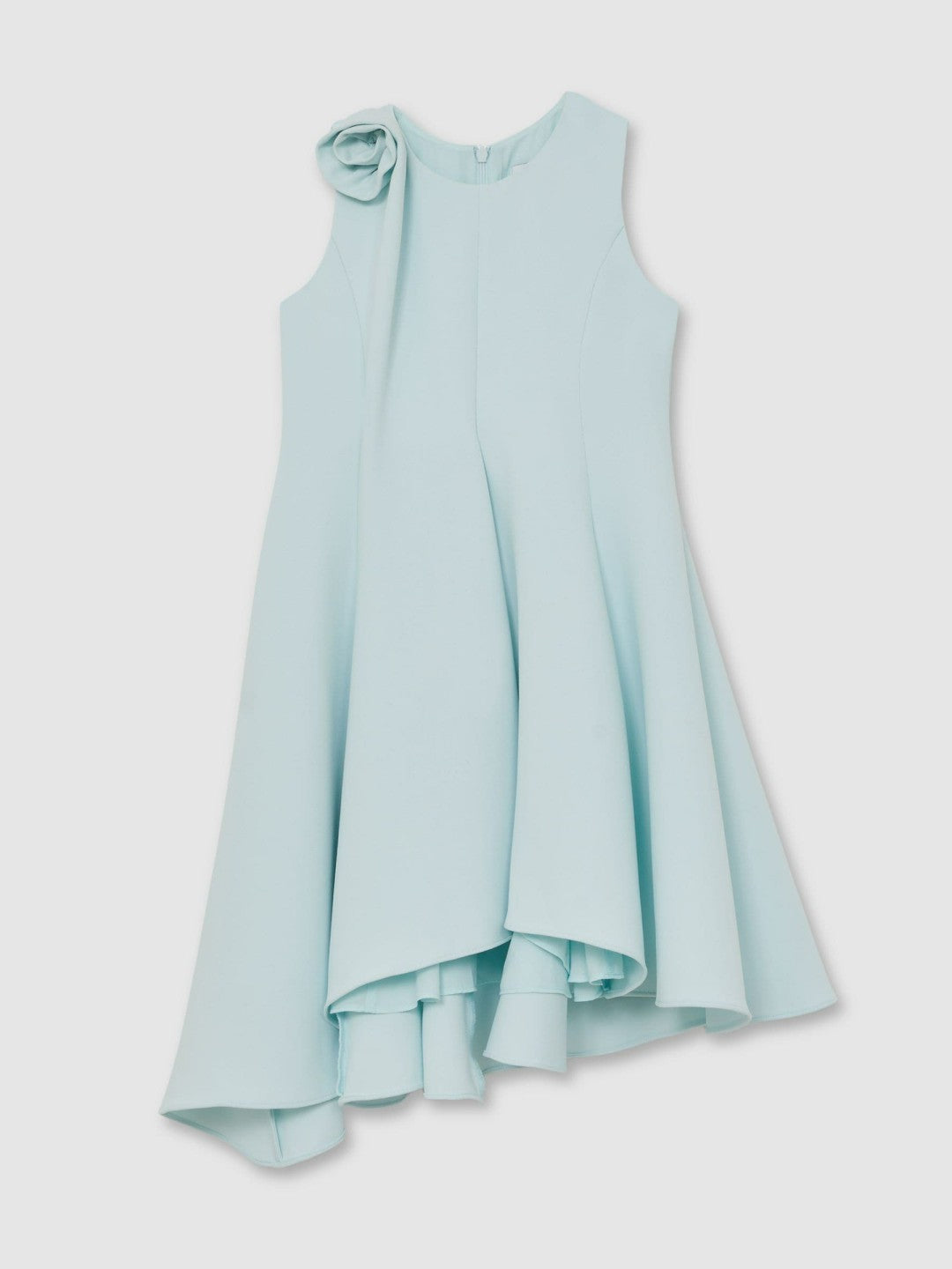 Reiss | 4-9 yrs Flower-Detail Fit-And-Flare Dress in Blue