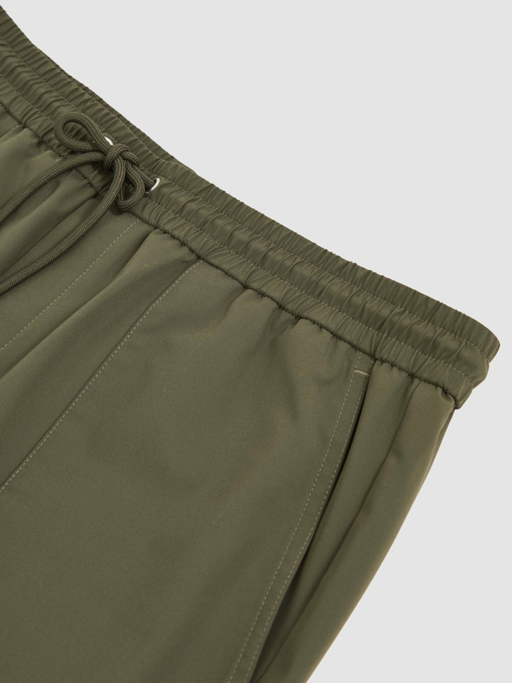 Reiss | Drawstring Technical Cuffed Trousers in Green