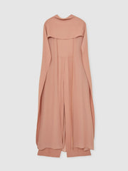 Reiss | Wide-Leg Cape Jumpsuit in Pink