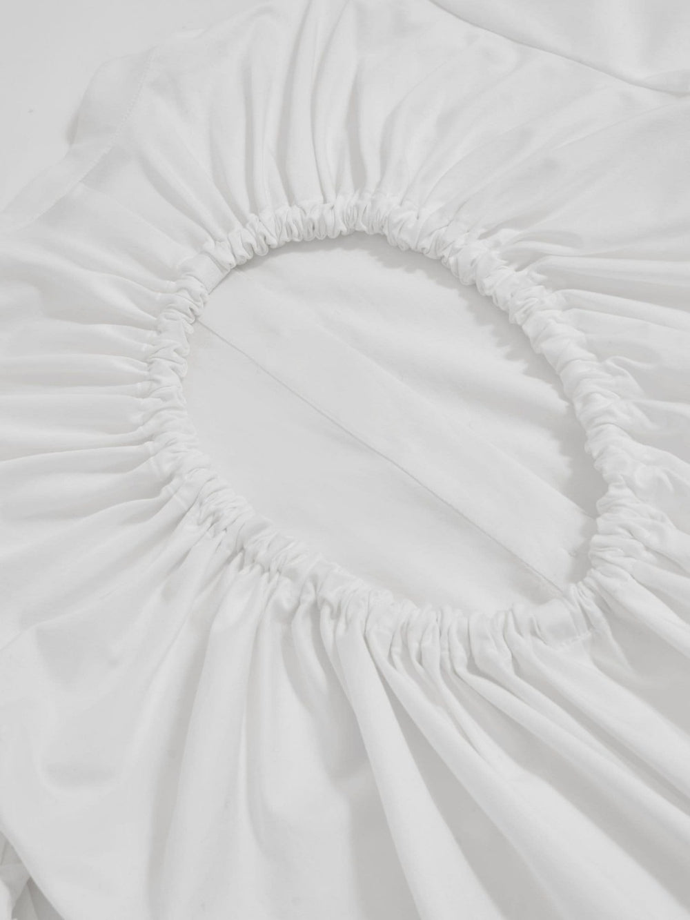 Reiss | Cotton Gathered Cut-Out Shirt Dress with Stretch in Ivory
