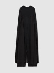 Reiss | Wide-Leg Cape Jumpsuit in Black
