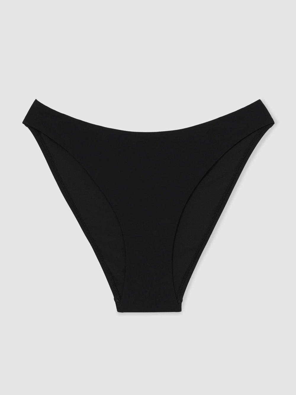Reiss | High Cut Bikini Bottoms in Black
