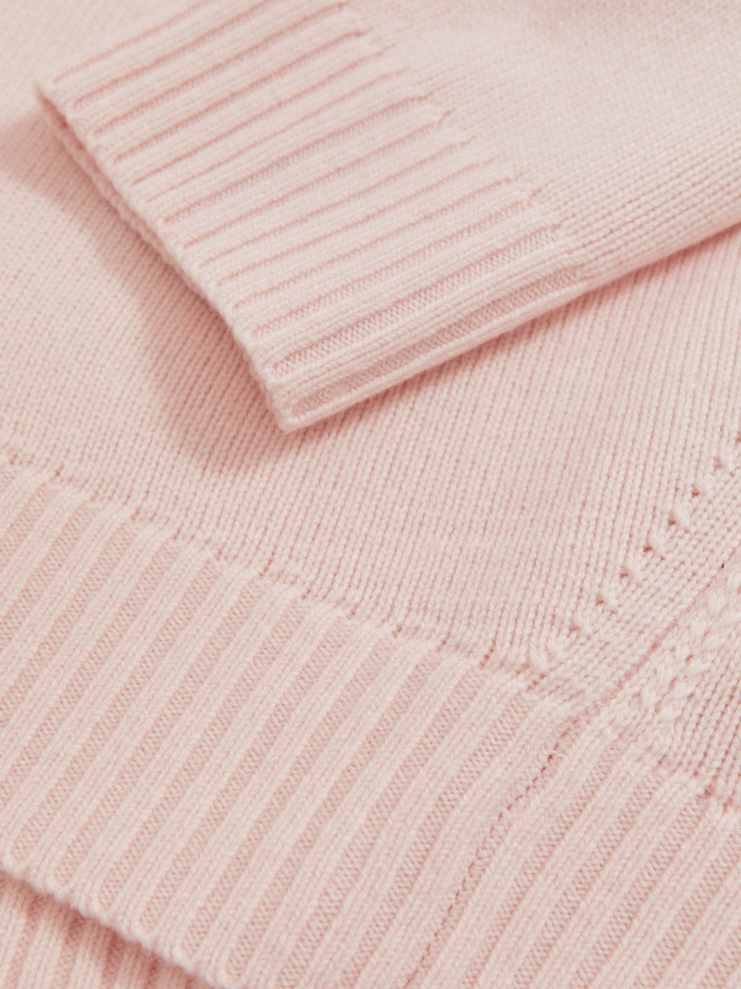 Reiss | Wool-Cashmere Crew-Neck Jumper in Pink