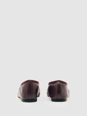 Reiss | Nappa Leather Ballet Flats in Oxblood