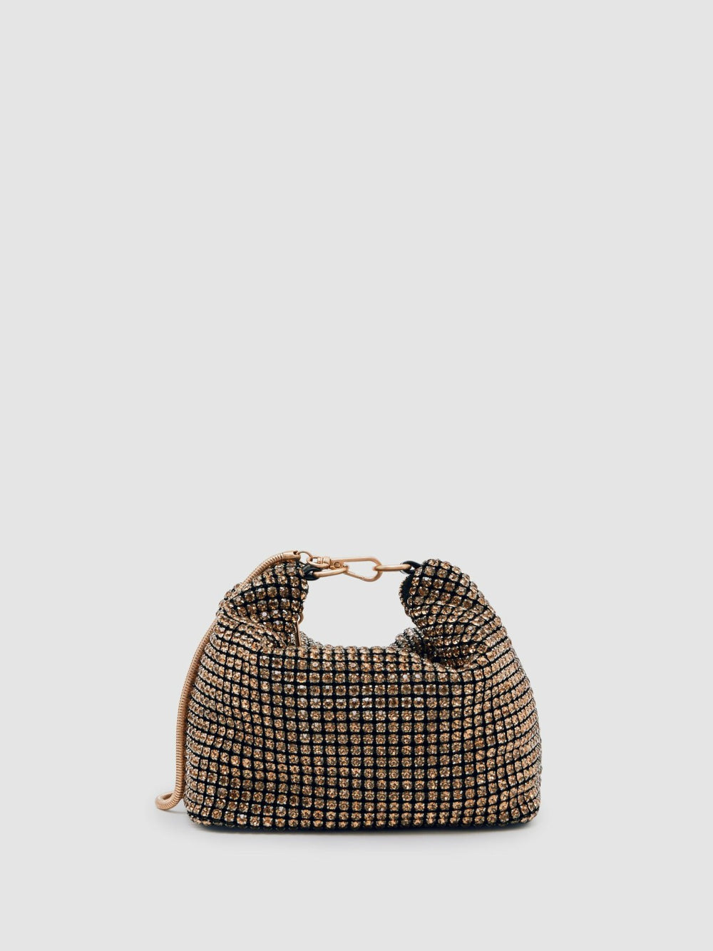 Reiss | Crystal Bracelet Pouch Bag in Gold