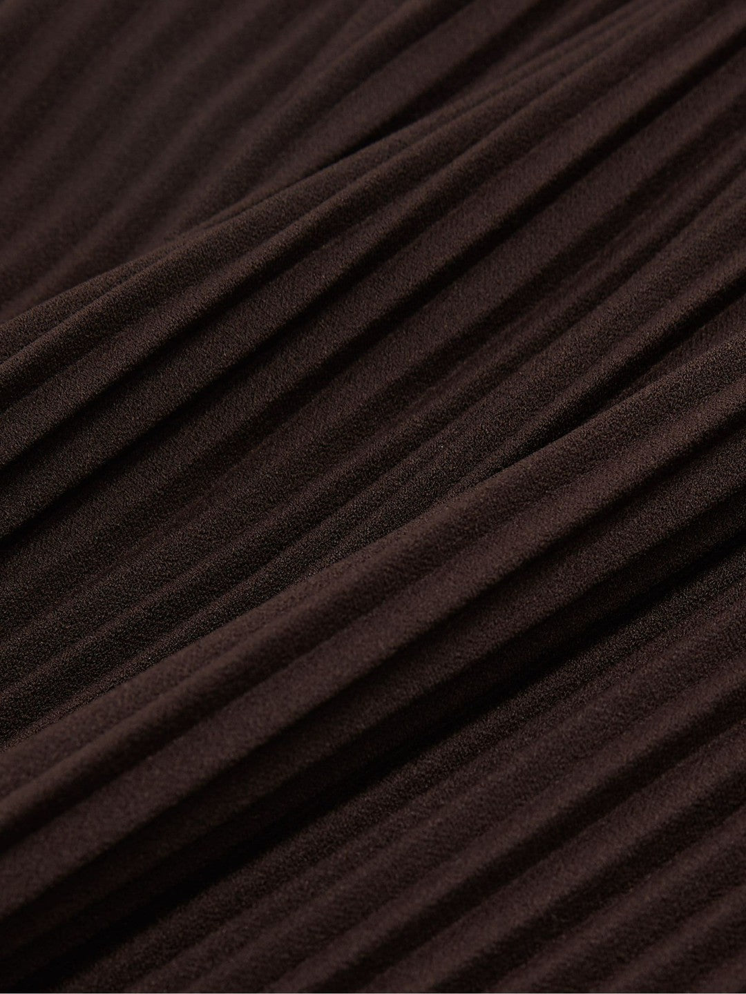Reiss | Pleated Jersey Midi Skirt in Burgundy