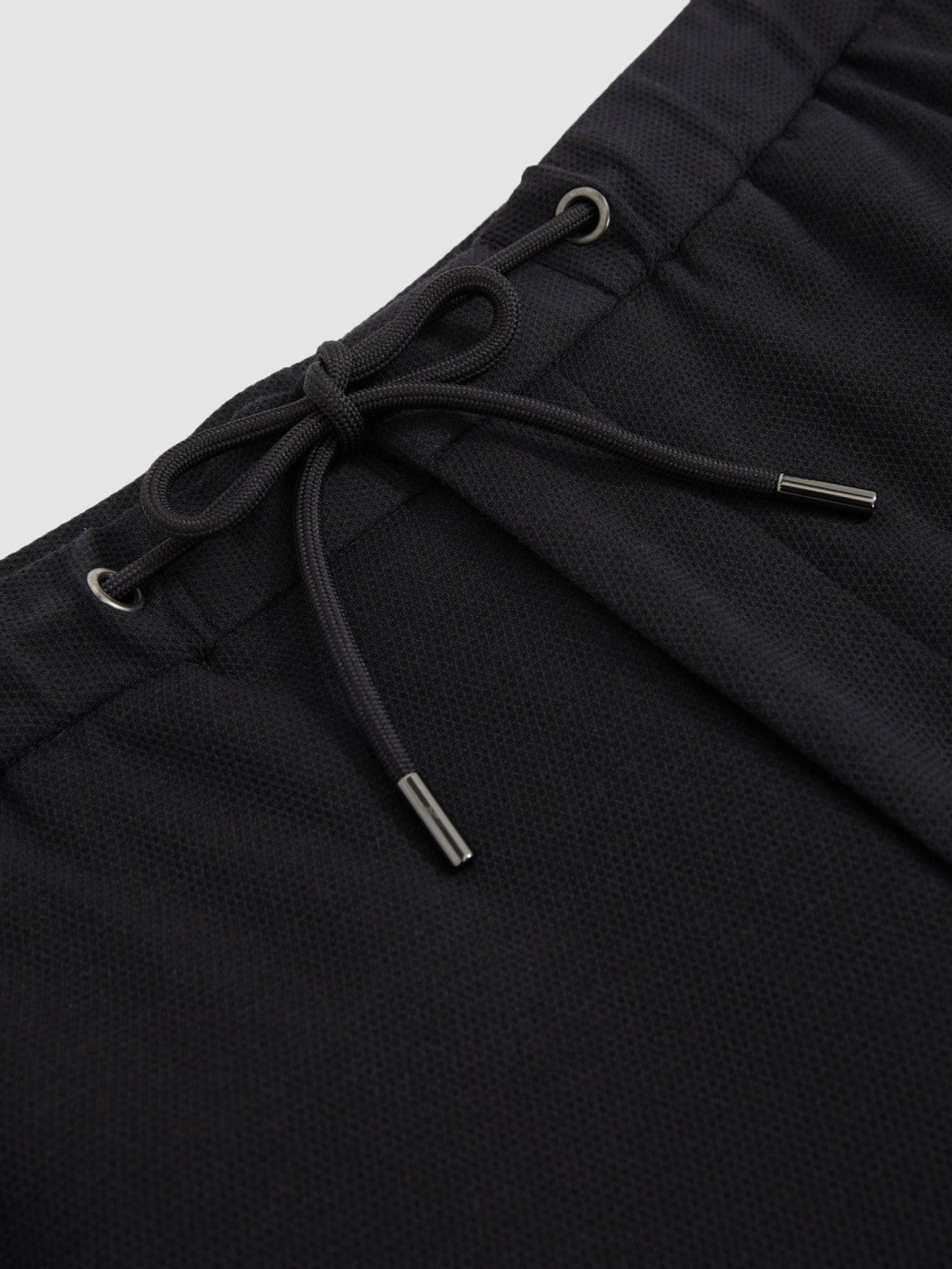 Reiss | Slim Fit Jersey Drawstring Suit Trousers in Navy