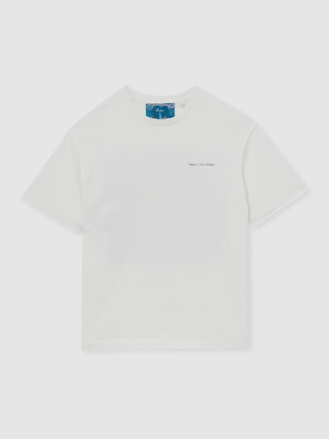 Reiss | | Tom Daley Graphic-Print T-Shirt in White