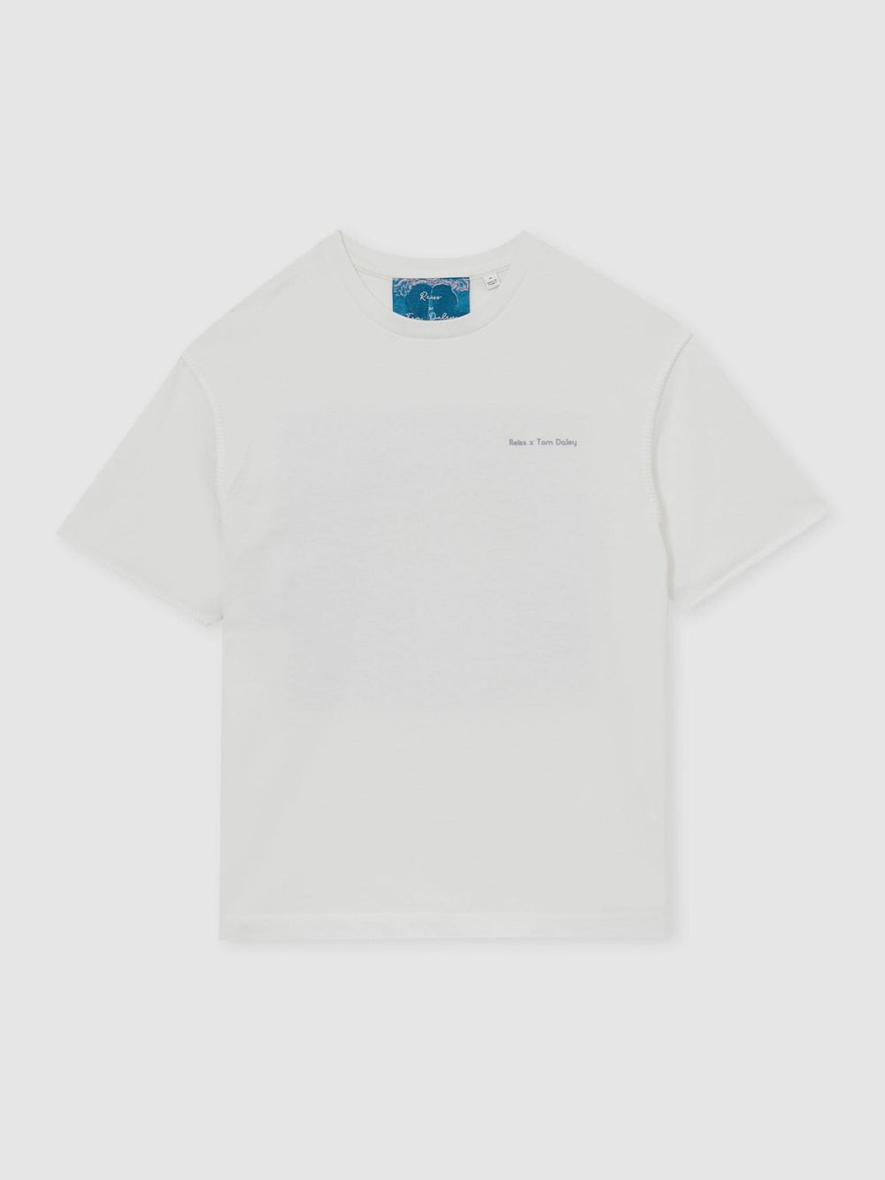 Reiss | | Tom Daley Graphic-Print T-Shirt in White