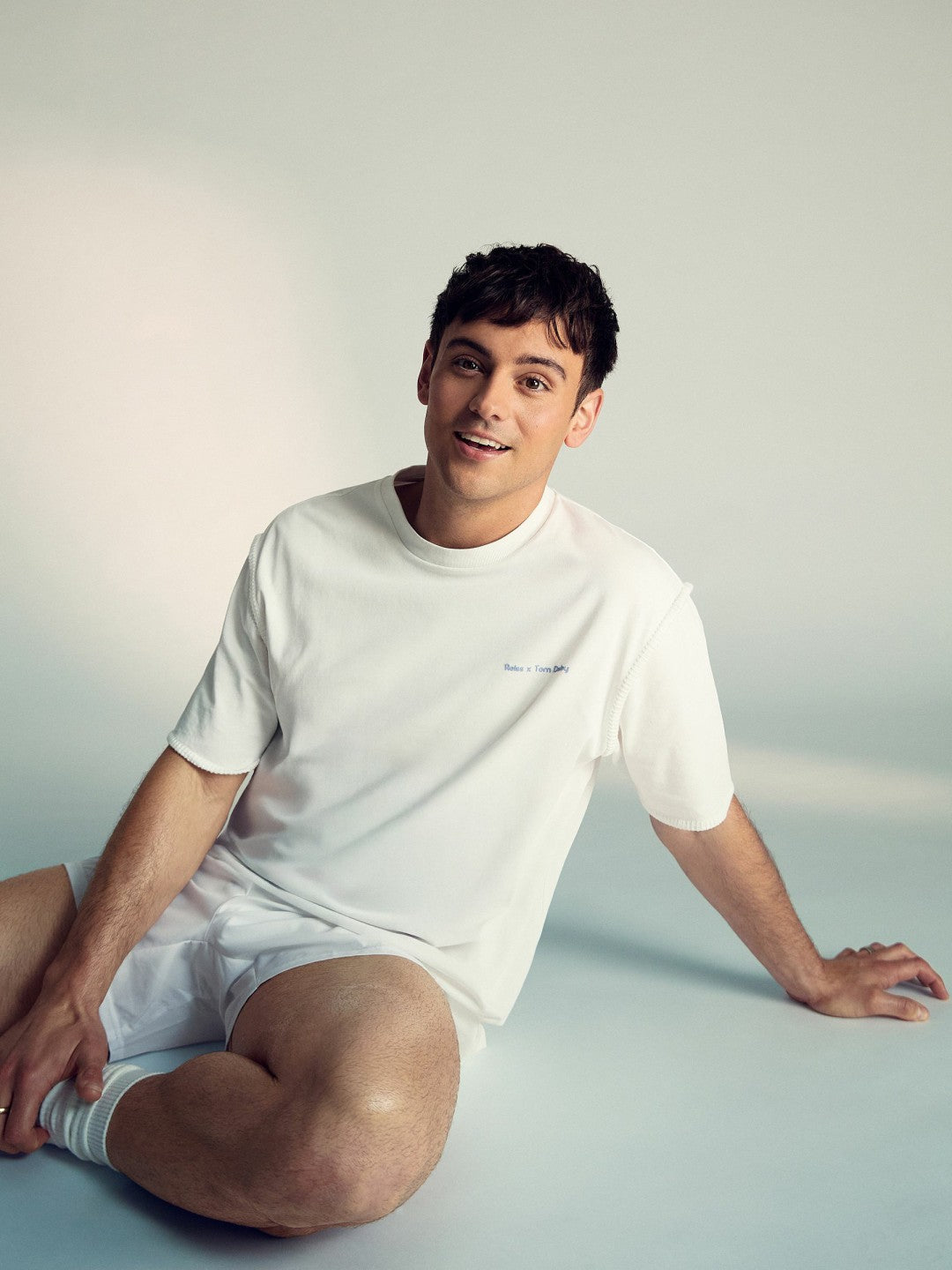 Reiss | | Tom Daley Graphic-Print T-Shirt in White