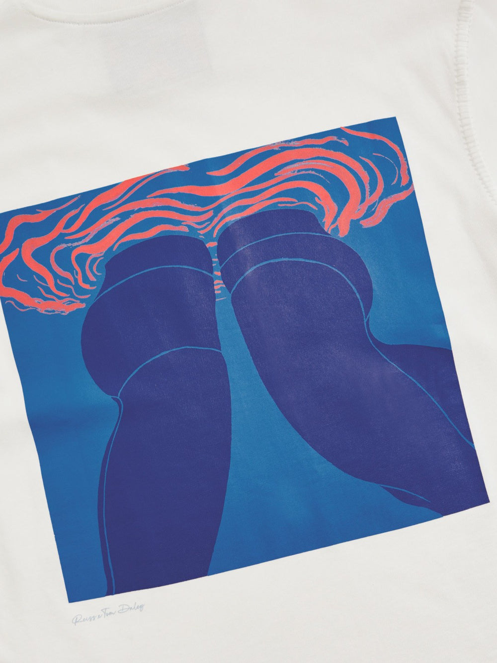 Reiss | | Tom Daley Graphic-Print T-Shirt in White
