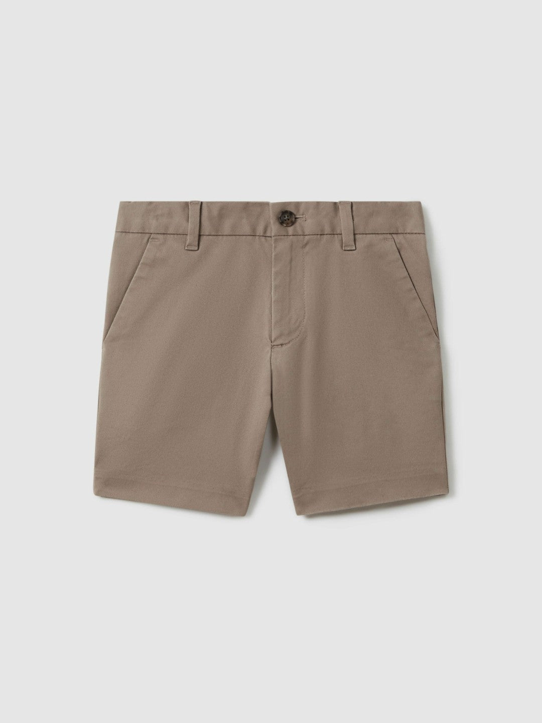 Reiss | 3-9 yrs Cotton Chino Shorts with Stretch in Stone