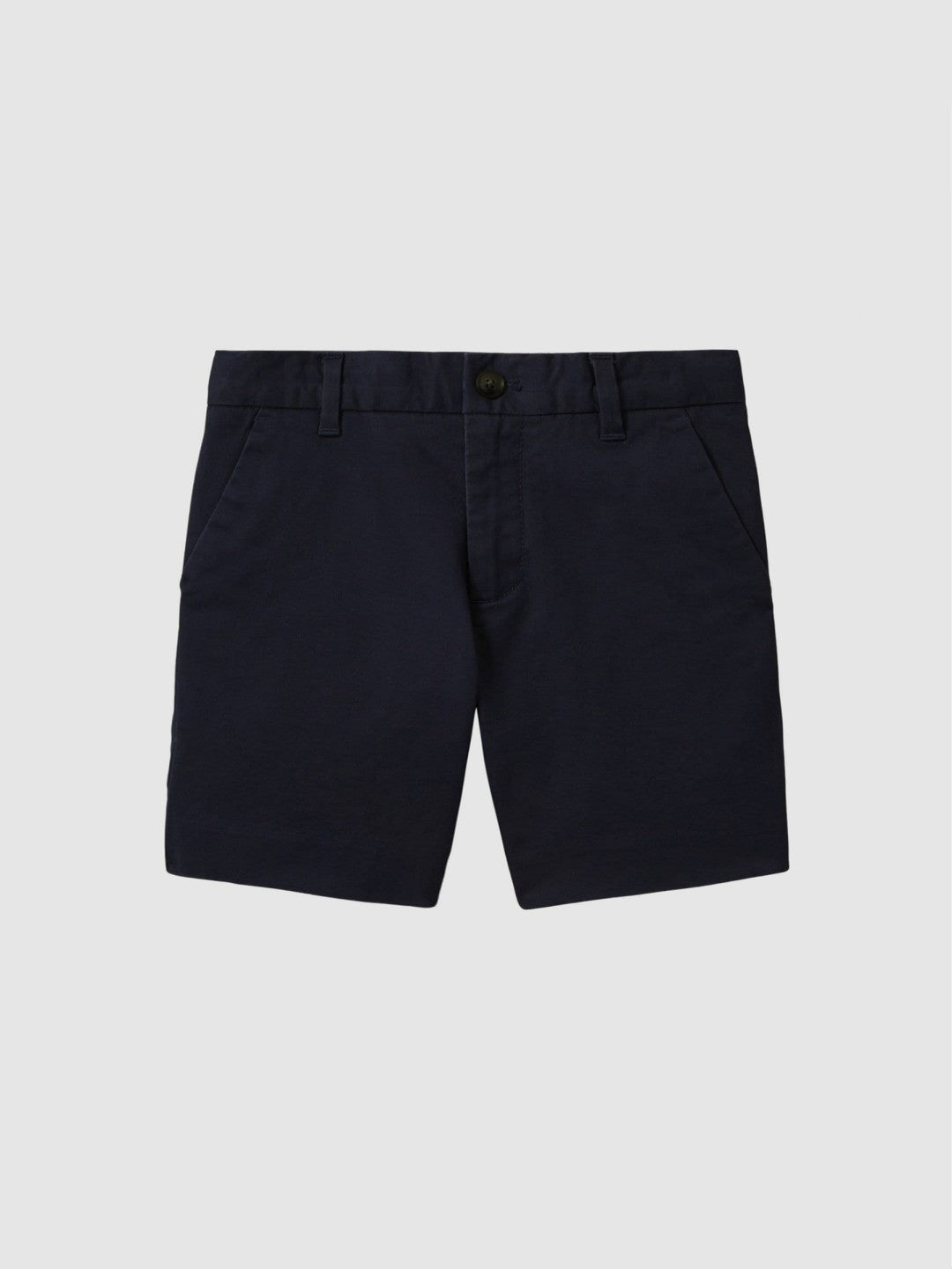 Reiss | 9-13 yrs Cotton Chino Shorts with Stretch in Navy