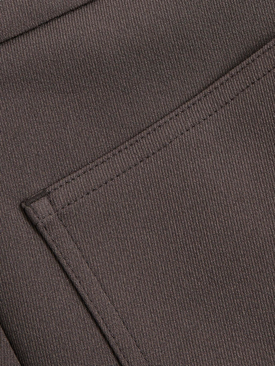 Reiss | Petite Twill Patch-Pocket Flared Trousers in Mauve Neutral