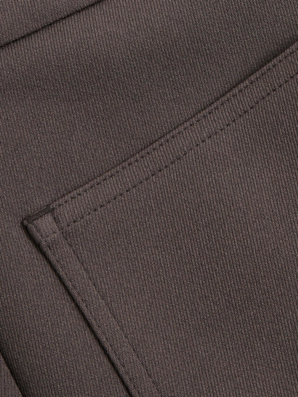 Reiss | Petite Twill Patch-Pocket Flared Trousers in Mauve Neutral