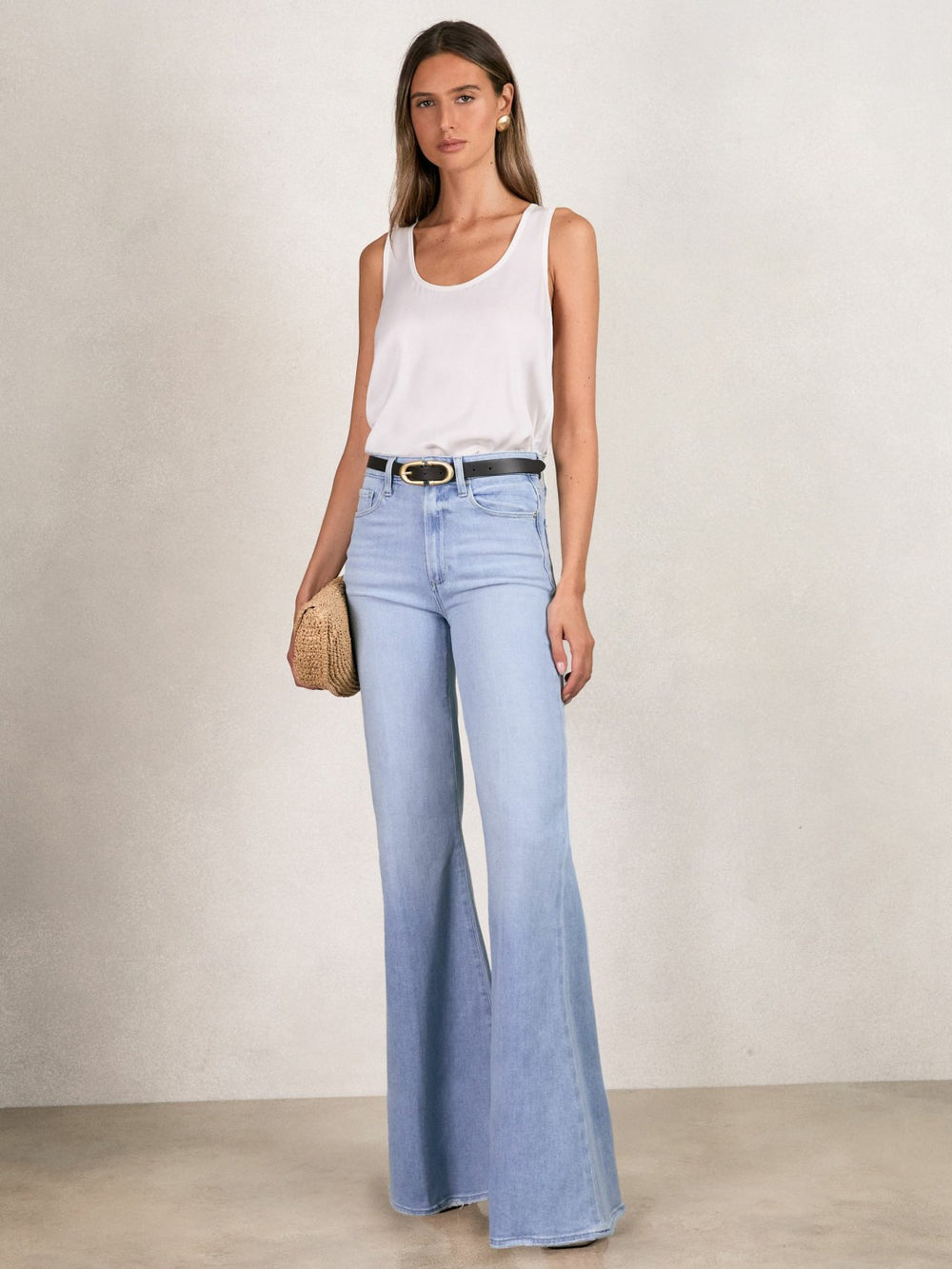 Reiss | Paige Shorts in Light Blue
