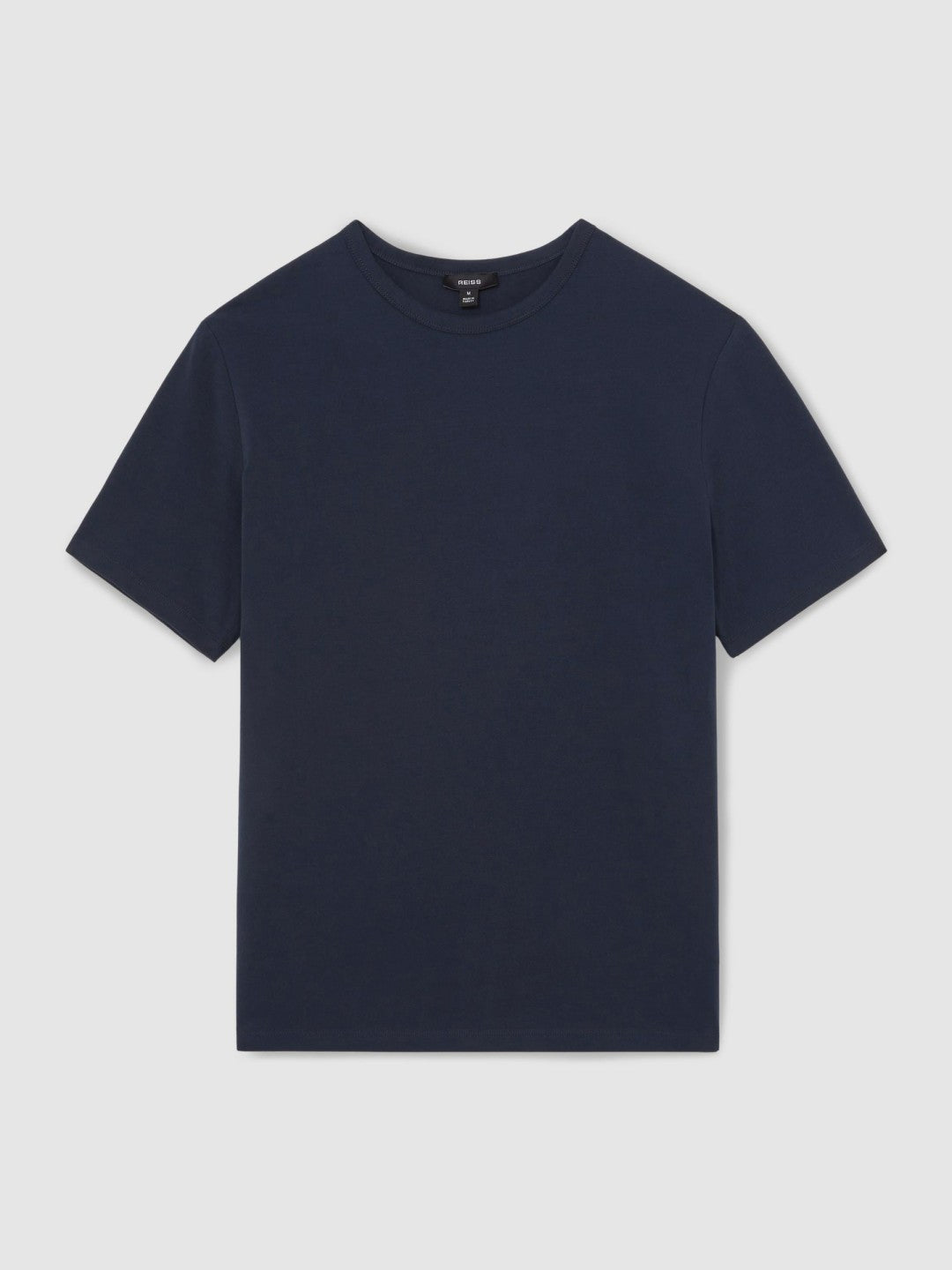 Reiss | Stretch-Cotton Crew-Neck T-Shirt in Navy