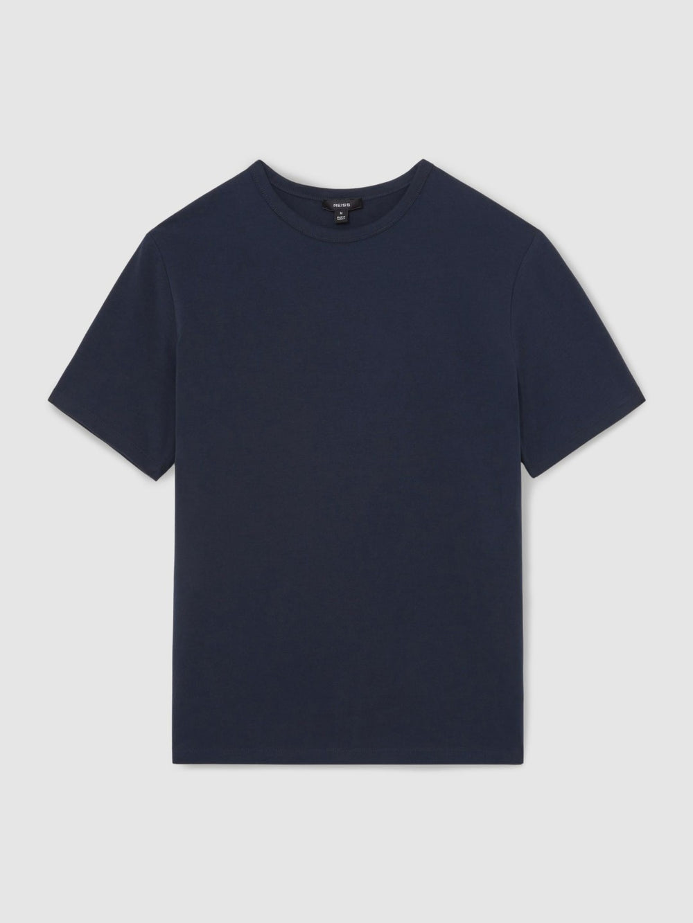 Reiss | Stretch-Cotton Crew-Neck T-Shirt in Navy