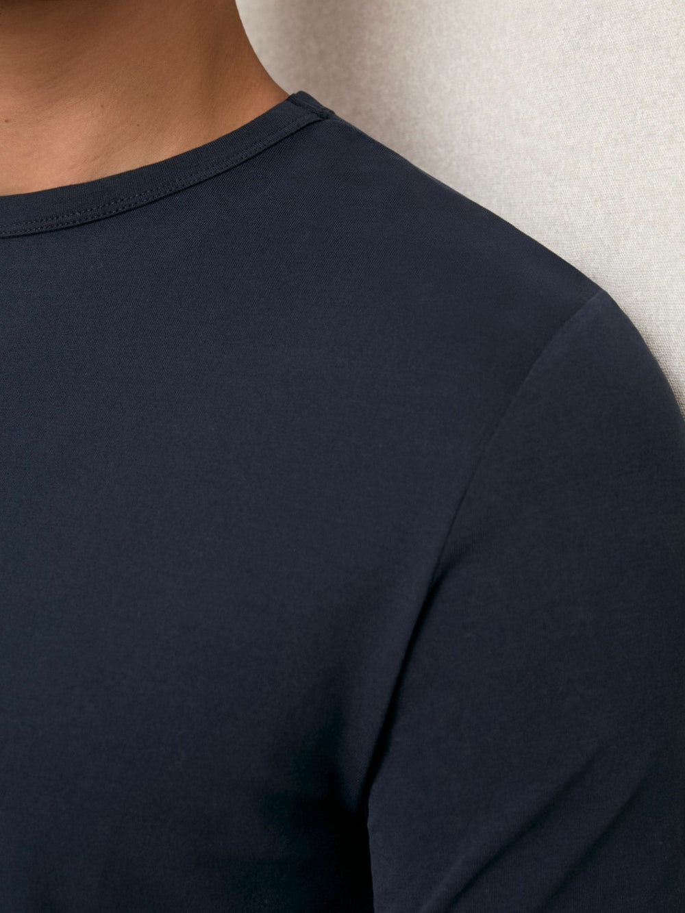 Reiss | Stretch-Cotton Crew-Neck T-Shirt in Navy