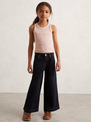 Reiss | 3-9 yrs Stretch-Cotton Ribbed Vest in Pink