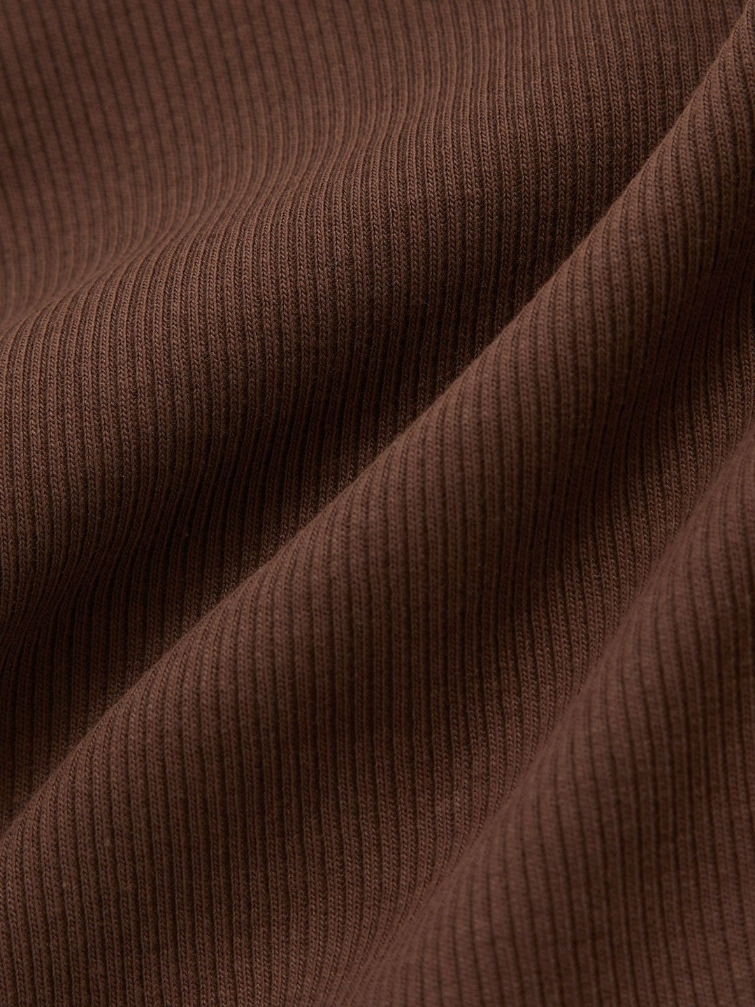 Reiss | 3-9 yrs Stretch-Cotton Ribbed Vest in Chocolate