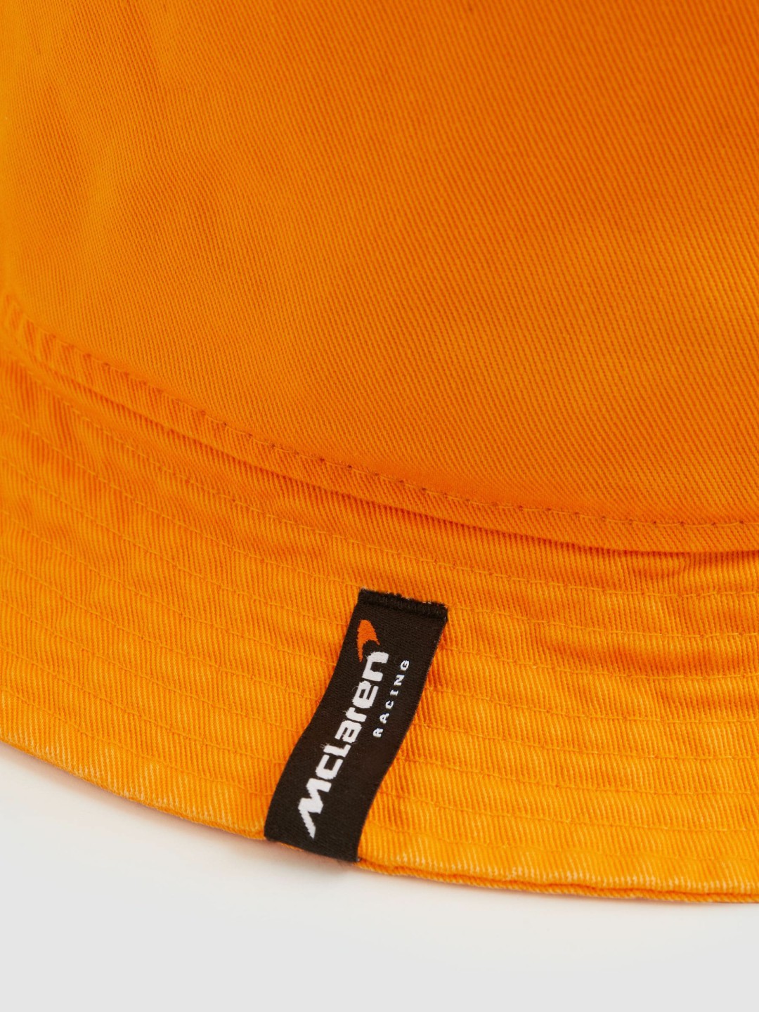 Reiss | Unisex Fit McLaren Racing Cotton Bucket Hat in Papaya Orange