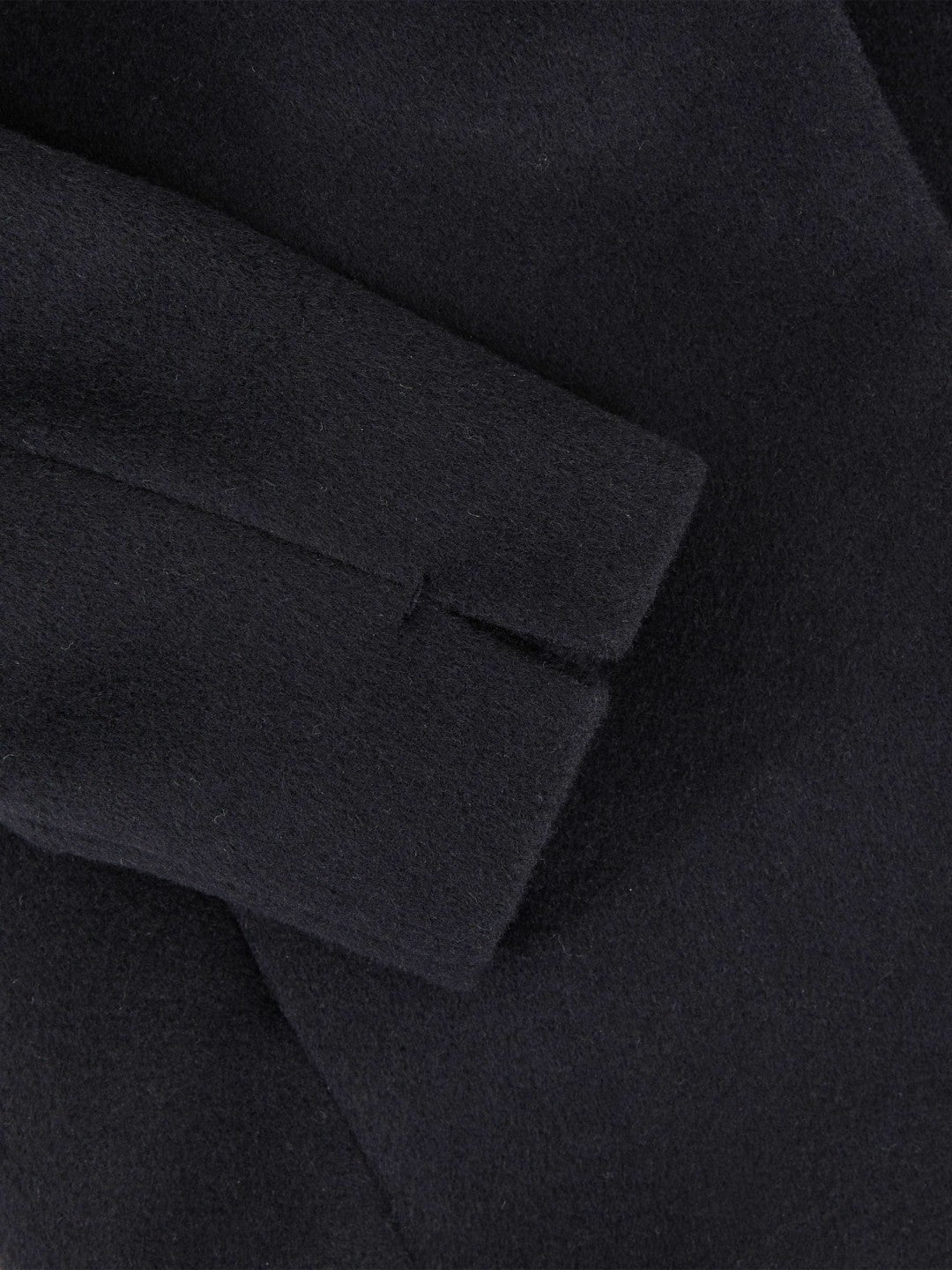 Reiss | Wool-Blend Funnel-Neck Coat in Navy