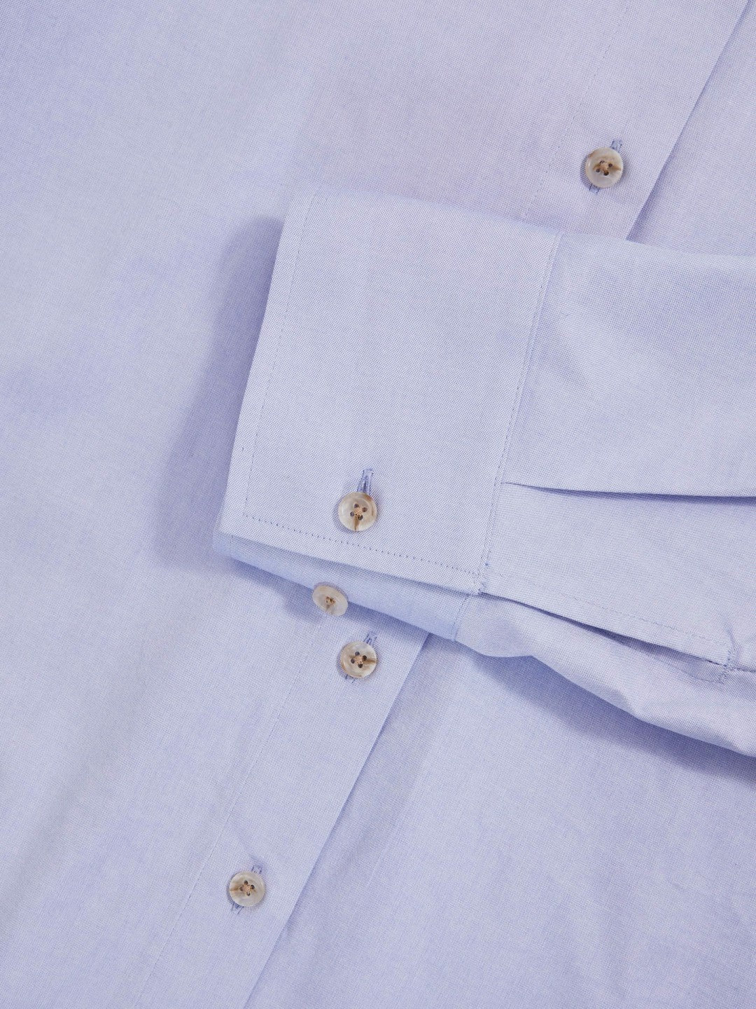 Reiss | Cotton Button Through Oxford Shirt in Blue