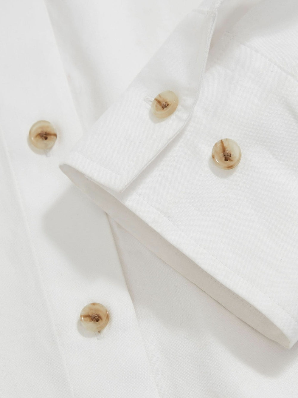 Reiss | Cotton Button Through Oxford Shirt in White