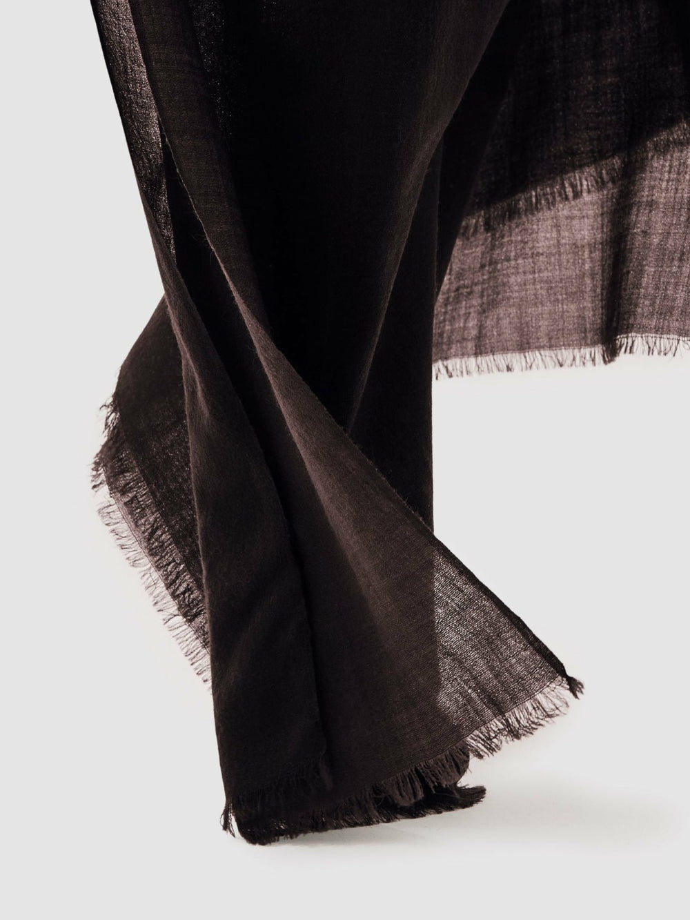 Reiss | Wool-Cashmere Lightweight Scarf in Burgundy