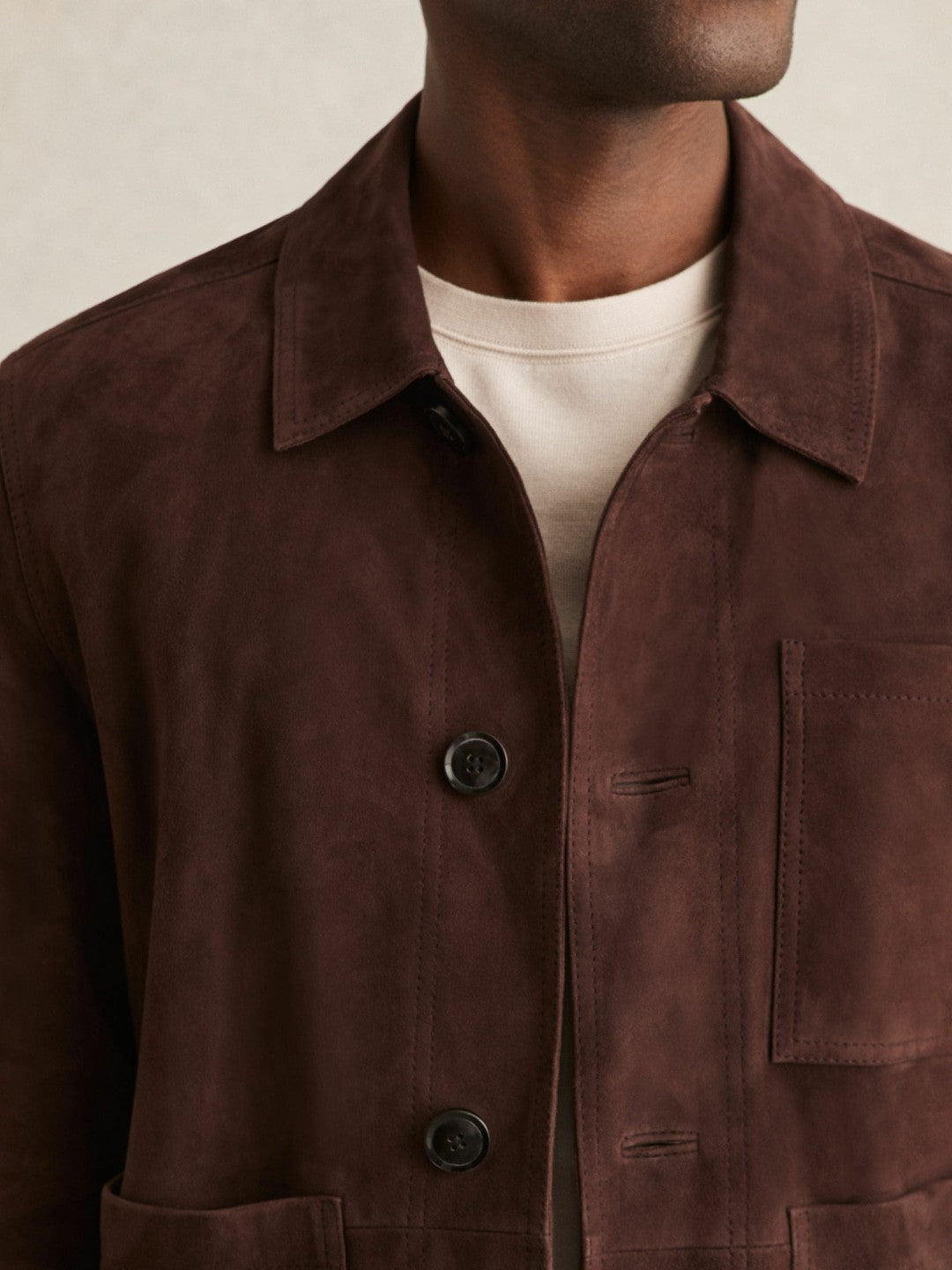 Reiss | Jacket in Chocolate Brown